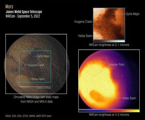 Primera visión de Marte con el telescopio Webb - Ciencia - ABC Color
