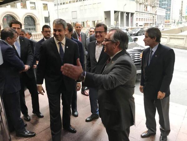 Abdo se reúne con presidente de Guatemala en Nueva York | 1000 Noticias