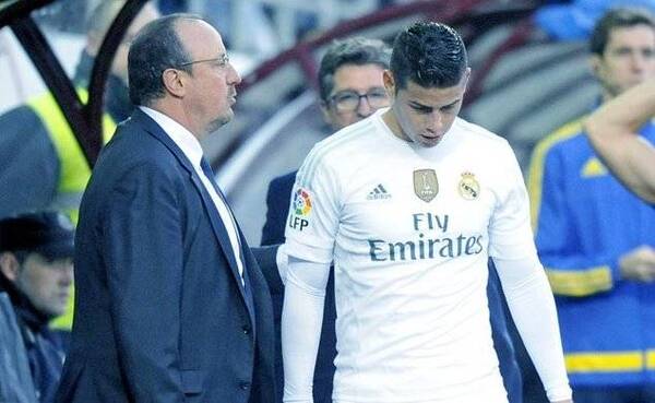 Crónica / James Rodríguez se toma de la cabeza: Rafa Benítez podría ser su DT