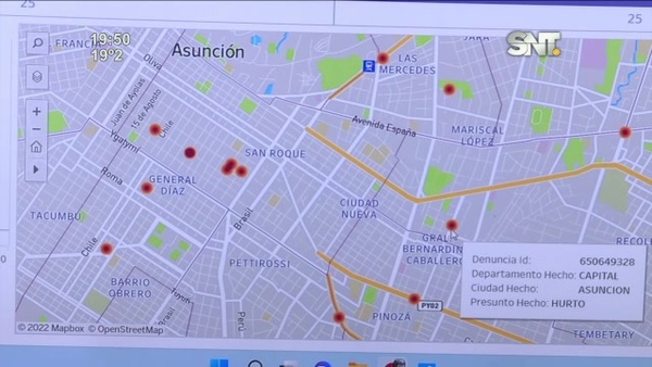 Los puntos más conflictivos en Paraguay: Estas son las zonas "rojas" - SNT