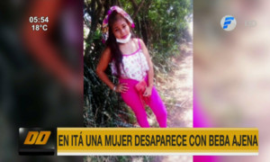 Joven desaparece con beba ajena en Itá | Telefuturo