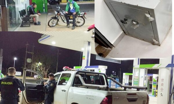 Siete bandidos asaltan surtidor roban dinero, revólver, celulares y una moto – Diario TNPRESS
