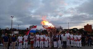 La Nación / Juegos ASU2022: Fuego Sudamericano flameó en la ciudad de Encarnación