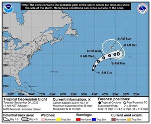 Se forma depresión tropical 8 en Atlántico y Fiona sigue como huracán mayor - Mundo - ABC Color