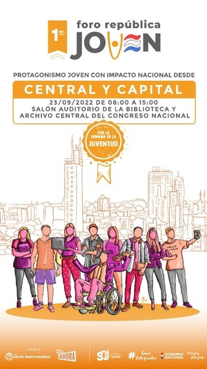 Secretaría Nacional de la Juventud invita a participar del Foro República Joven de Capital y Central - .::Agencia IP::.