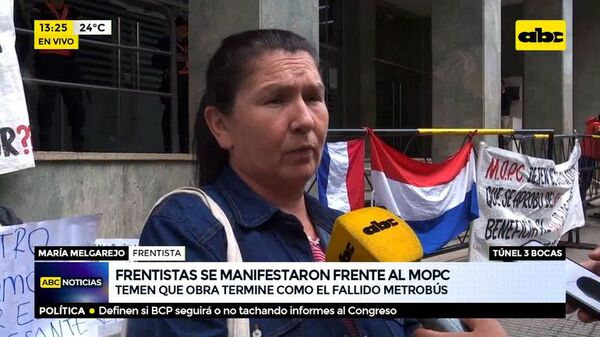 Frentistas de Tres Bocas reclaman al MOPC pago por lucro cesante - ABC Noticias - ABC Color