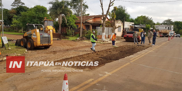 SAN JUAN DEL PNÁ: IMPORTANTE INTERVENCIÓN DE BACHEO Y ASFALTADO