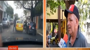 Taxista agredido afirma que no tenía un puñal en la mano | Noticias Paraguay