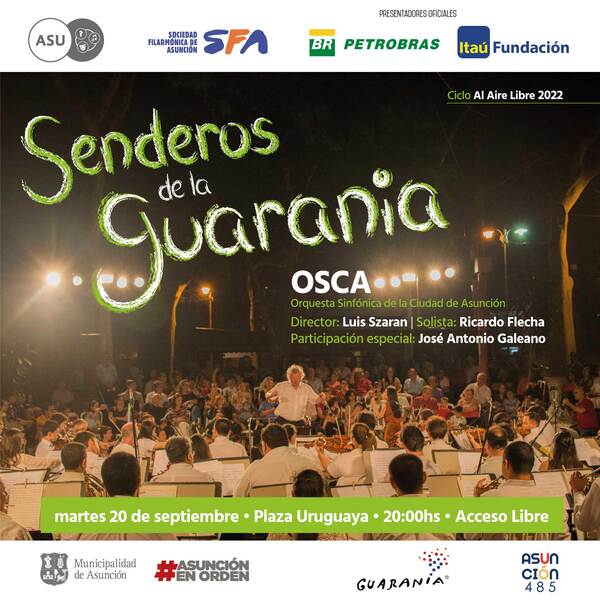 OSCA inica ciclo al aire libre con recital de guarania en la Plaza Uruguaya - .::Agencia IP::.