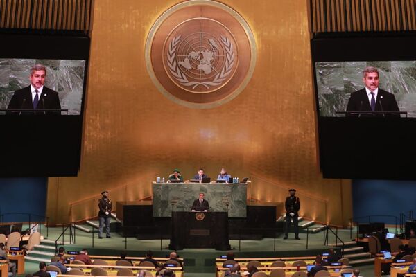 Asamblea de las Naciones Unidas: Mario Abdo ratificó compromiso de Paraguay contra el crimen organizado - MarketData