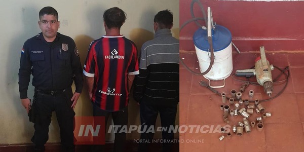 NATALIO: RECUPERARON OBJETOS HURTADOS Y APREHENDIERON A SOSPECHOSOS