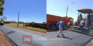 HOHENAU: INTERVENCIONES DE ASFALTO Y OBRAS DE INFRAESTRUCTURA VAN TOMANDO FORMA