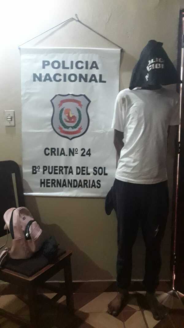 Atrapan a "Calamardo", conocido asaltante de Hernandarias - La Clave