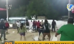 Batalla campal en pleno acto político en San Lorenzo - Paraguaype.com
