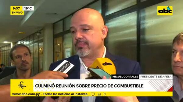 Culminó reunión sobre precio de combustible - ABC Noticias - ABC Color