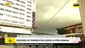 Descenso de la temperatura desde la otra semana  - ABC Noticias - ABC Color