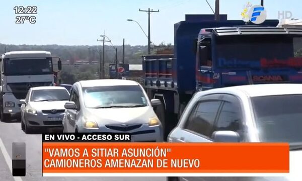 Camioneros amenazan con sitiar Asunción el lunes - Paraguaype.com