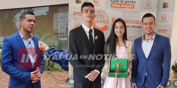 DIA DE LA JUVENTUD: ENTREGAN LLAVE DE LA CIUDAD A JOVEN DEL CEDE