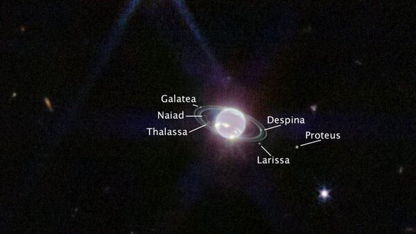 El James Webb capta la vista más clara de los anillos de Neptuno