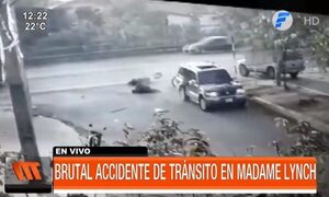 Brutal accidente sobre Madame Lynch | Telefuturo
