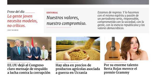 La Nación / Renacer del diario La Tribuna: llega en versión digital y con la misma actitud
