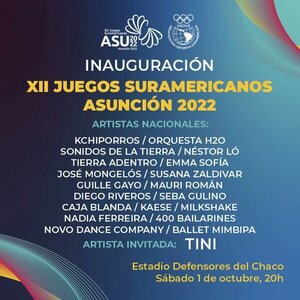 Habilitan venta de entradas para inauguración de los Juegos Odesur - .::Agencia IP::.