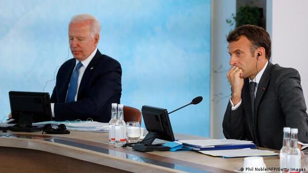 Biden y Macron hablan sobre guerra en Ucrania y el suministro de gas