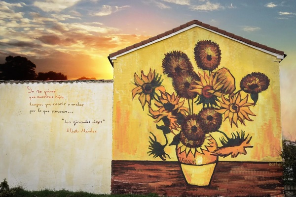 Así es Villangómez, el pueblo con más grafitis artísticos de España | Turismo | 5Días