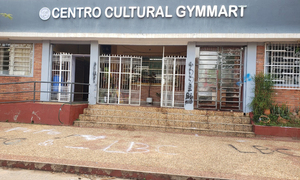 Vandalismo frente al Colegio Gymmart, pintaron obscenidades en la muralla y vereda - OviedoPress