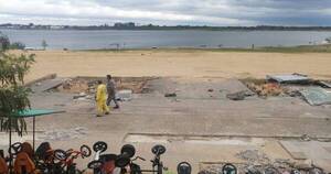 La Nación / Vendedores de la Costanera de Asunción se oponen al retiro de contenedores
