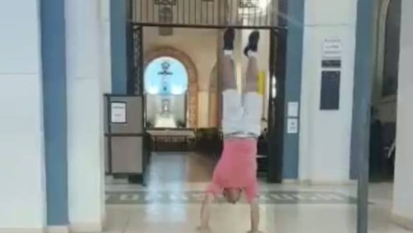 Crónica / [VIDEO] El particular agradecimiento de un deportista en Caacupé