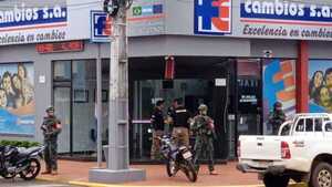 Allanaron una casa de cambios en PJC