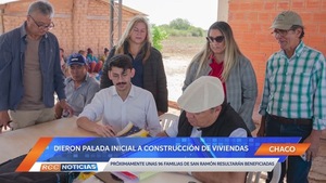 Dieron palada inicial para la construcción de 100 viviendas en localidad de Mariscal Estigarribia.