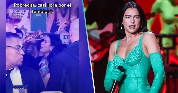 La Nación / Minutos de susto experimentó Dua Lipa tras el temblor en Tierras Aztecas