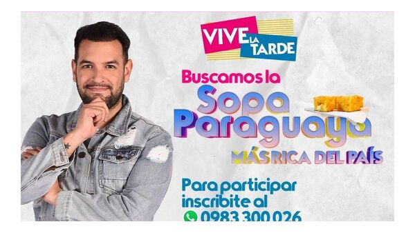 Vive la Tarde premiará a la mejor sopa paraguaya