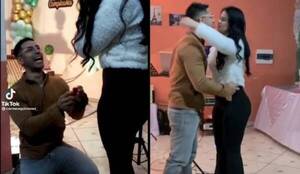 Crónica / [VIDEO] El "Rasta" se comprometió con su nueva novia cuerona