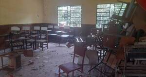La Nación / Claman continuidad de obra abandonada hace 4 años en una escuela de CDE
