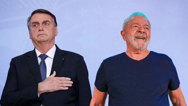 Lula amplía ventaja ante Bolsonaro a 10 días de primera vuelta en Brasil, según sondeo