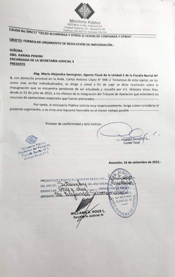 CSJ dilata estudio de condena por estafa a exdirectivos de Aso del PJ - Nacionales - ABC Color