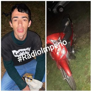 Vecinos recuperan motocicleta hurtada y detienen a supuesto autor infraganti - Radio Imperio