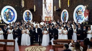 Casamiento comunitario en la Catedral de Ciudad del Este