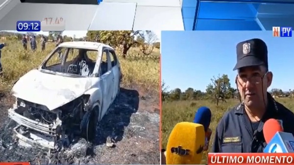 Encuentran un vehículo incinerado en PJC | Noticias Paraguay