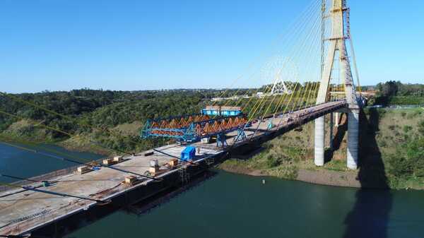 Puente de la Integración: calzada está lista para el tránsito y se trabaja en los últimos detalles - .::Agencia IP::.