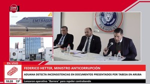 Avión iraní: Aduanas detectan inconsistencias en documentos de TABESA - Megacadena — Últimas Noticias de Paraguay