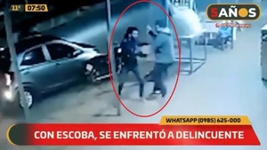 Pizzero corre a palazos a delincuente en Capiatá