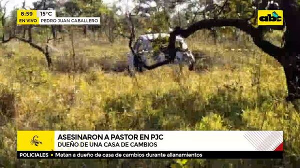 Hallan vehículo utilizado en asesinato de “narcopastor” - ABC Noticias - ABC Color