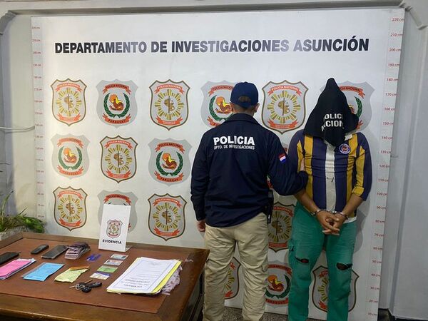Detuvieron a supuesto ladrón que se habría robado G. 34 millones - Policiales - ABC Color