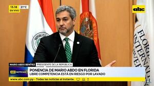 Ponencia de Abdo en Florida  - ABC Noticias - ABC Color