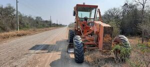 Reparan caminos del Alto Paraguay - Noticias del Chaco - ABC Color