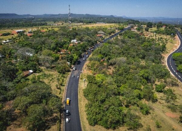 Ruta PY02: en el Cerro Caacupé, muy pronto se habilitará el binario norte
